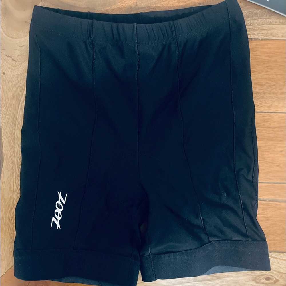Boys Black Tri Shorts, Size Large